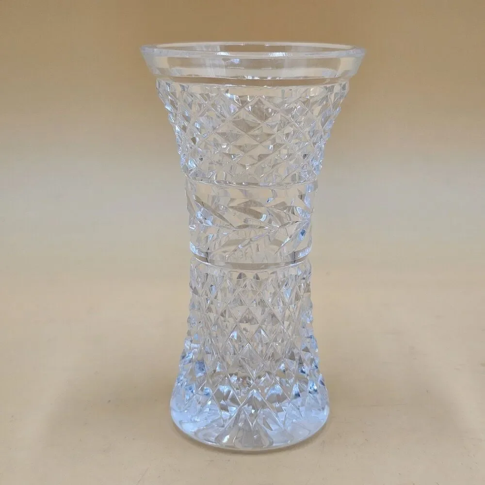 Vintage Waterford Crystal Glandore Mini Vase 4.5” Heavy